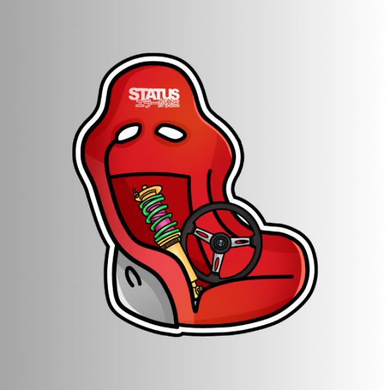 Status Error Seat Time Sticker