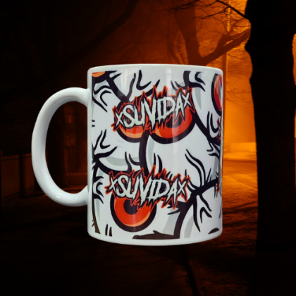 Taza ojitos.